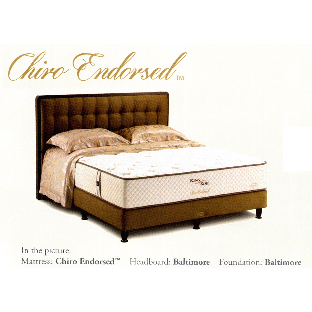 Kasur KING KOIL Chiro Endorsed