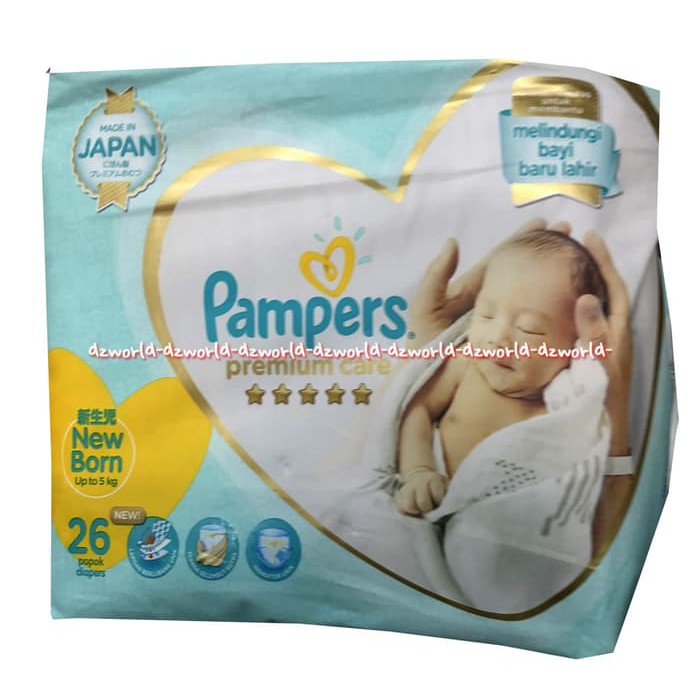 dzw3119 Pampers Premium Care New Born 26Pcs Popok Bayi