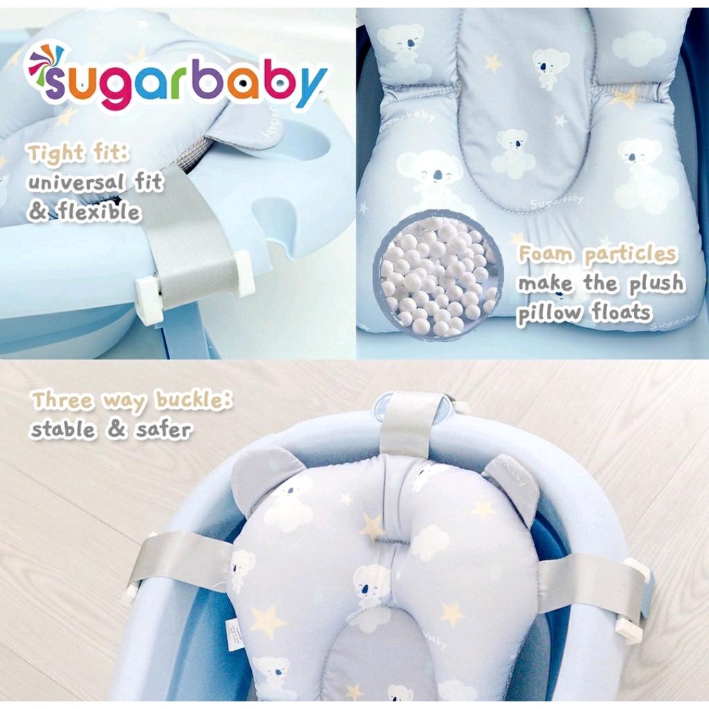 SUGARBABY ULTRASOFT BABY BATH PILLOW / BANTAL MANDI BAYI