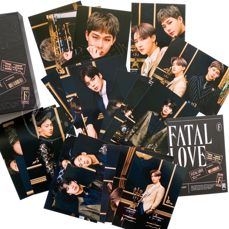 [READY] SHARING KIHNO MONSTA X - FATAL LOVE ALBUM (PHOTOCARD / POSTCARD)