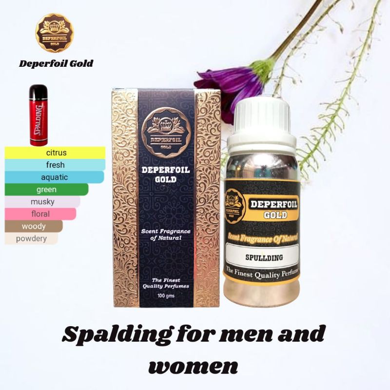 Bibit Biang Parfum SPALDING 100 ml Kemasan Segel Non Alkohol