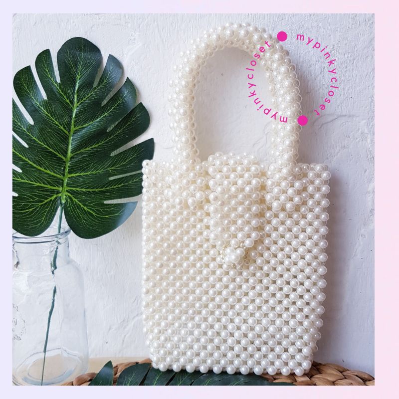 PO-Cella Pearl Bag - Tas manik manik | Pearl bag - Totebag