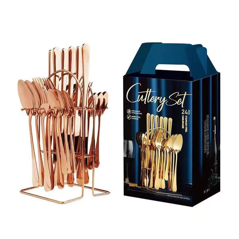 Hampers Sendok Sultan Set Premium / Cutlery Set 6 SET ISI 24 PCS