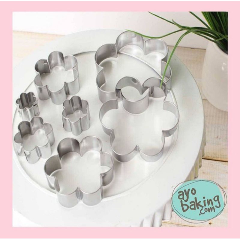 

SURYA Cetakan Bentuk Bunga | Daisy Cutter Set of 7 Pcs
