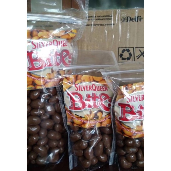 

silverqueen bites almond / mede 250 gr / 500 gr / 1 kg