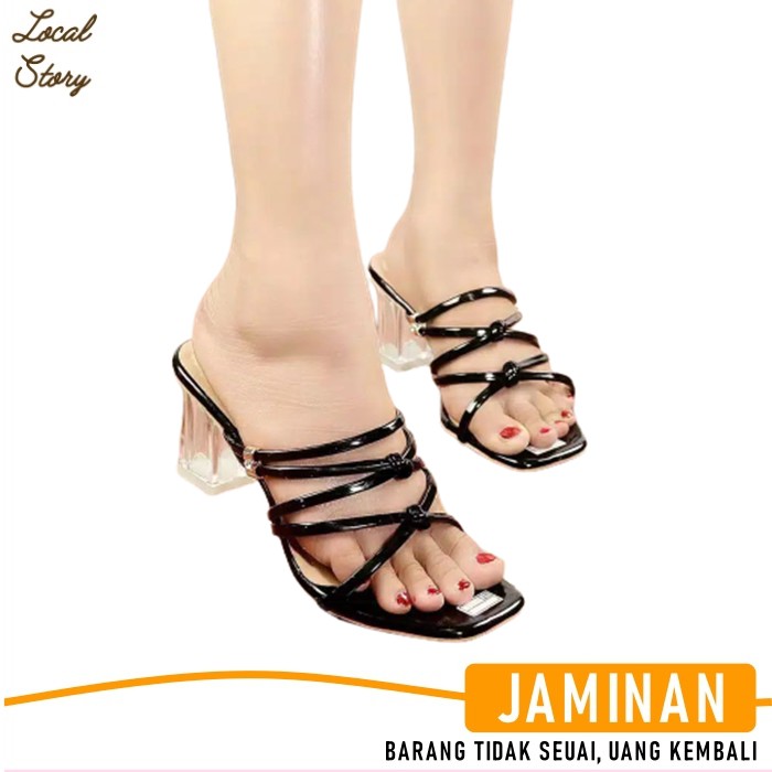 Sandal Wanita Kekinian Sendal Hak Tahu Wanita Sendal Lebaran Wanita 2022 Sandal Kondangan Wanita San