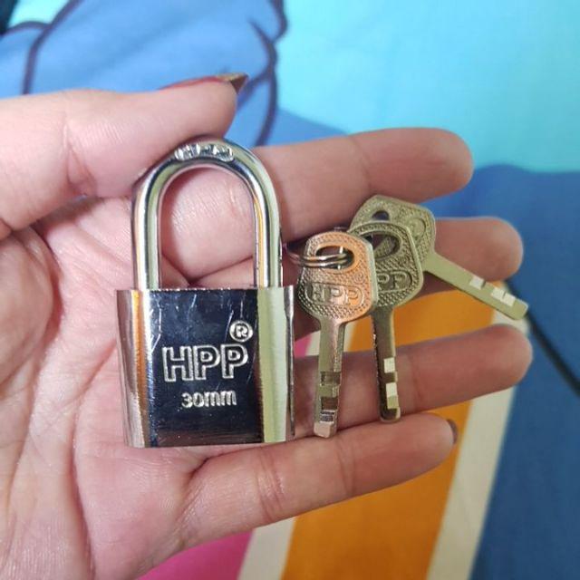 Gembok Putih 30 Mm Leher Pendek Hpp