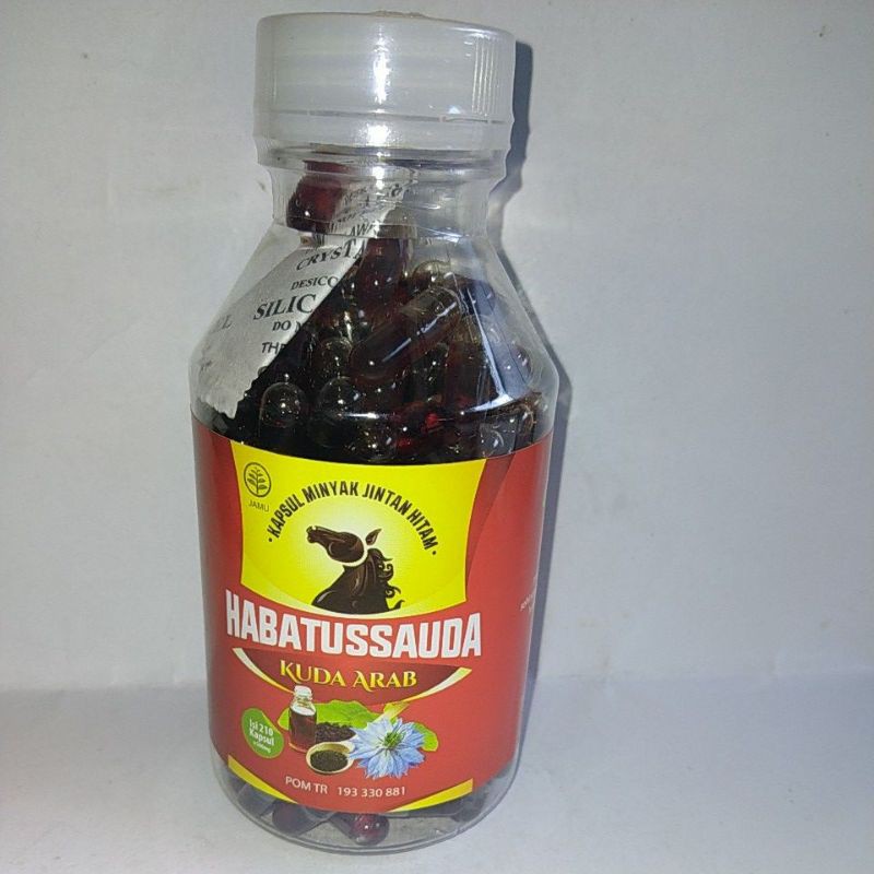 kapsul minyak jintan hitam habatussauda kuda arab 210 kapsul original