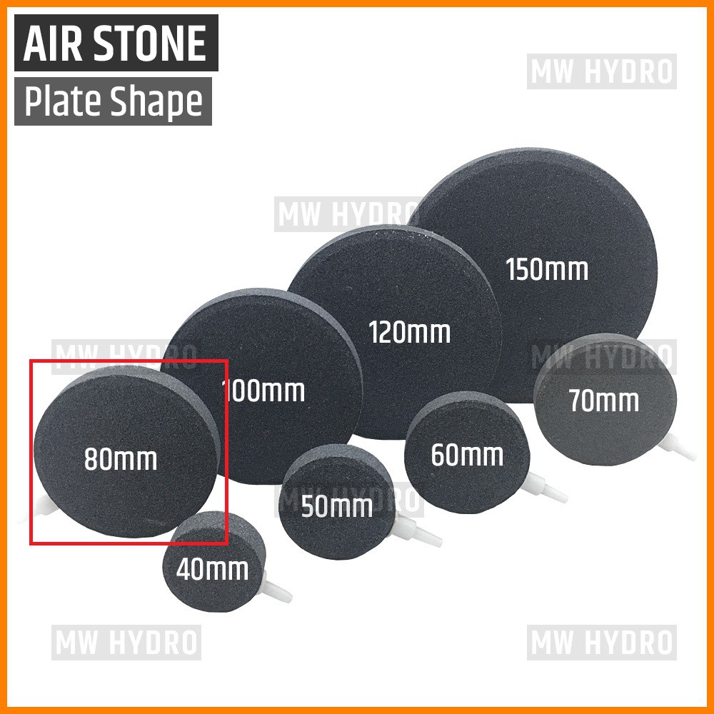 Air Stone / Batu Aerasi Gelembung Udara, Disc / Plate / Piring, 80 mm