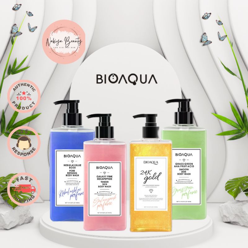 BIOAQUA Parfume Body Wash Sabun Mandi Cair 400ml