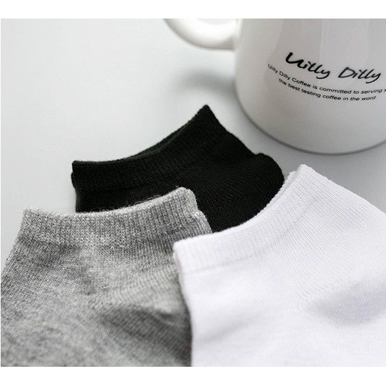 AliMaMa - KAOS KAKI POLOS - Kaus Kaki Wanita Pria Unisex Mata Kaki Ankle Sock Socks Murah Medan-1