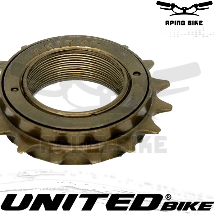 Freewheel United 16T FW-161 Gear Belakang Gir Sepeda BMX Mini MTB Seli