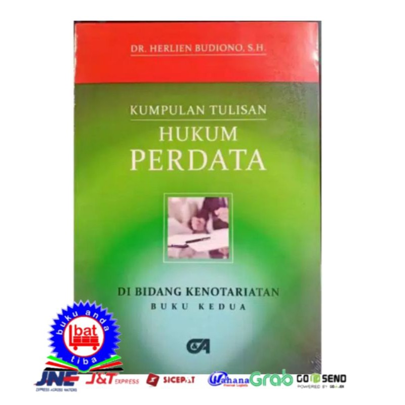 BUKU BUKU HUKUM PERDATA BIDANG KENOTARIATAN - Dr. Herlien Budiono SH