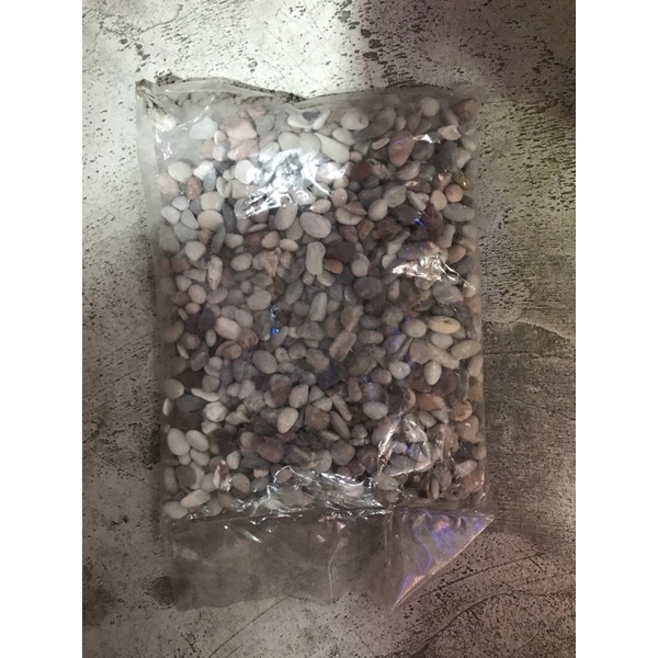 Batu Pancawarna kuaci - Batu Hias Tanaman Aquarium 1kg