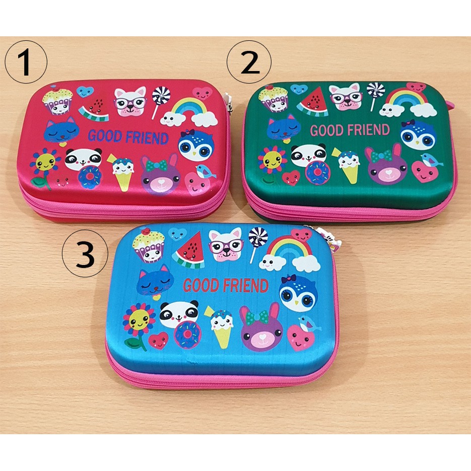 Kotak Pensil Hardcase Hardtop Anak Cewek High Quality