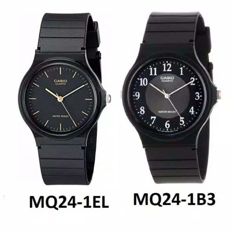 Ready Stok!! Casio Original MQ-24 / MQ24-1B / MQ-24-1E 1B3 7B 7E  - Unisex - Analog - Karet