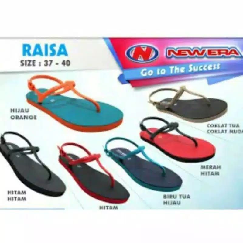 Sandal jepit New era raisa tali belakang