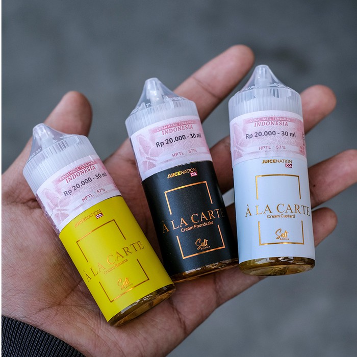 Ala Carte Saltnic 30ml 25mg Salt Nic Pod Liquid Shopee Indonesia