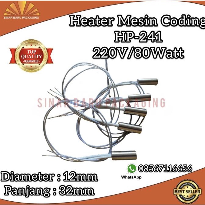 Heater Pemanas Mesin Coding Hp-241/Hp241