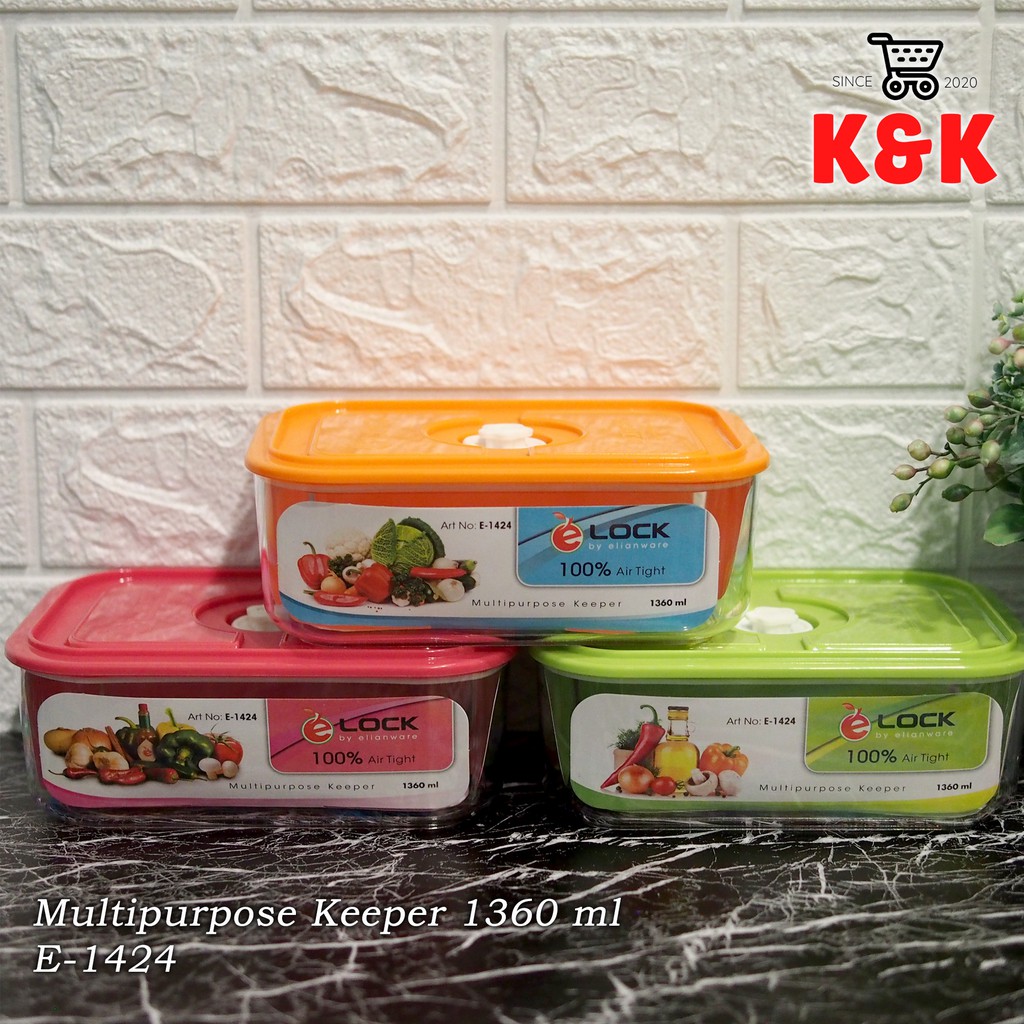 Kotak Makan (Multipurpose Keeper) 1360ml E-1424 (G14-SW0015)