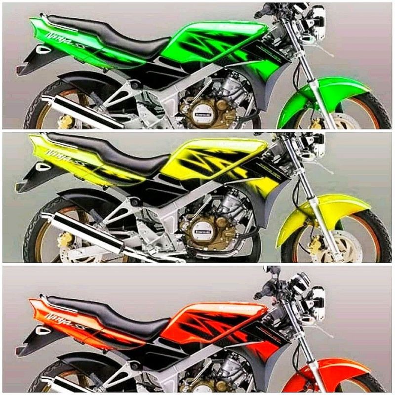 Jual Striping Ninja SS SEPESIAL EDITION ( Orange - Hijau - Kuning