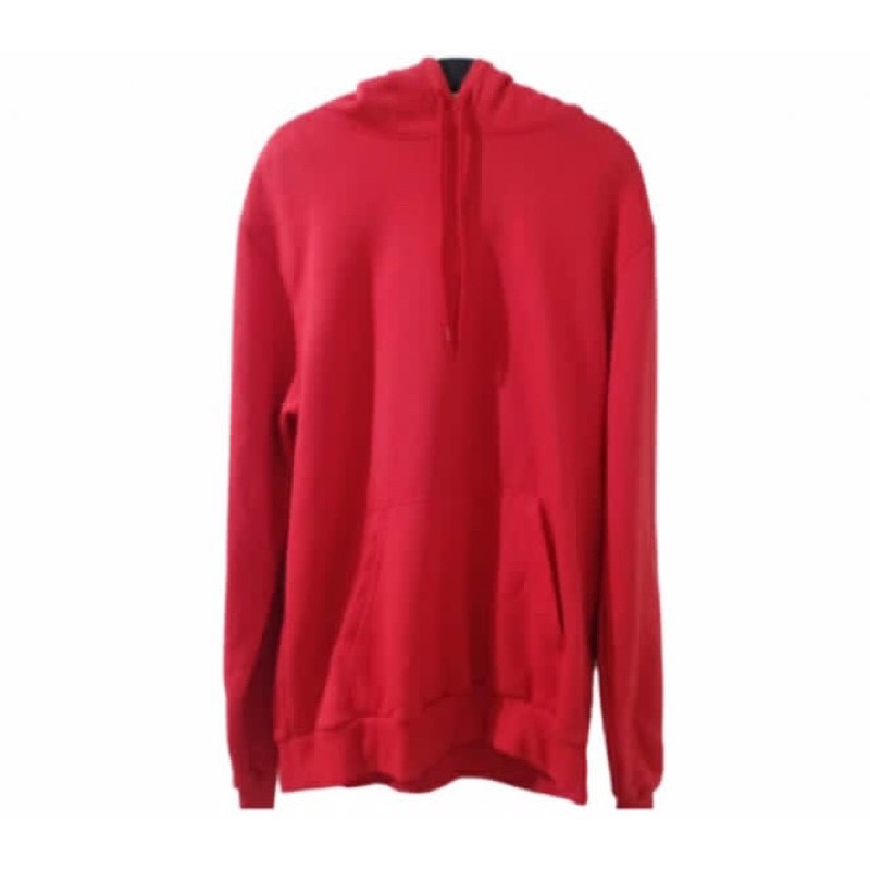 Hoodie Merah Polos