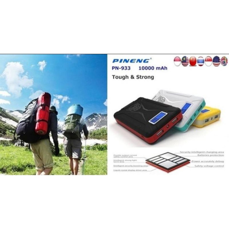 Power Bank Murah Terbaik Fast Charging Terlaris Bisa COD Mini U0L4 Pineng Powerbank - PN933 - 10000 