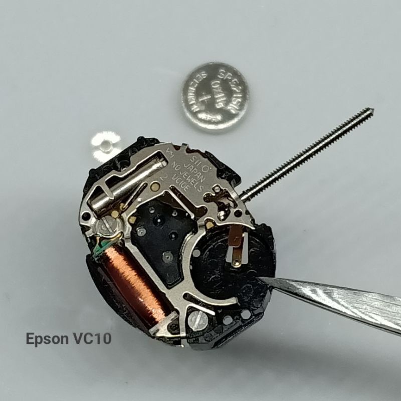 mesin jam tangan epson VC10 dua jarum mesin jam alba original