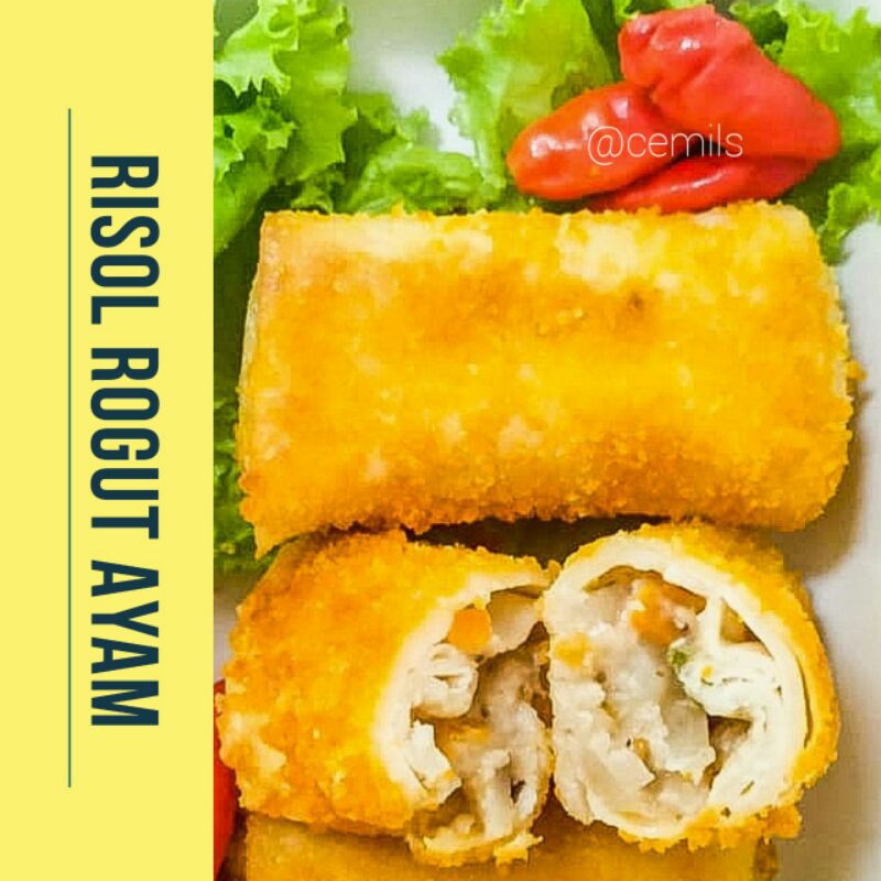 

Risol Rogut Frozen/ Risol Rogut Ayam Sayuran / Risol Rogout / Risoles