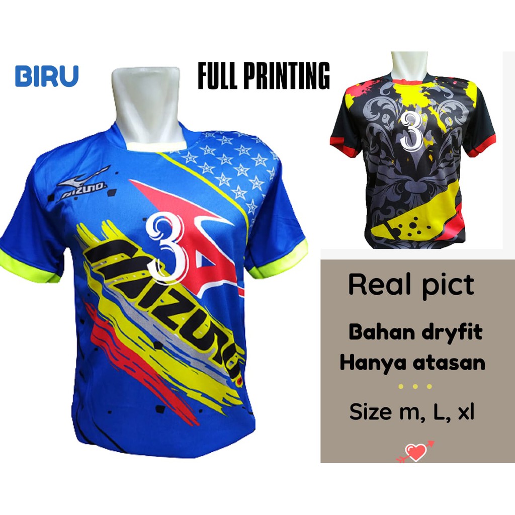 KAOS BOLA /VOLLY /FUTSAL PRINTING