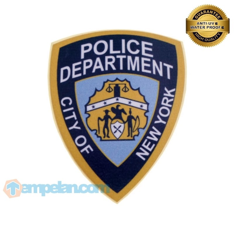 

STIKER NEW YORK POLICE DEPARTEMENT