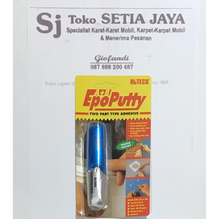 

✨BISA COD✨ Lem alteco epo putty 50 Gr
