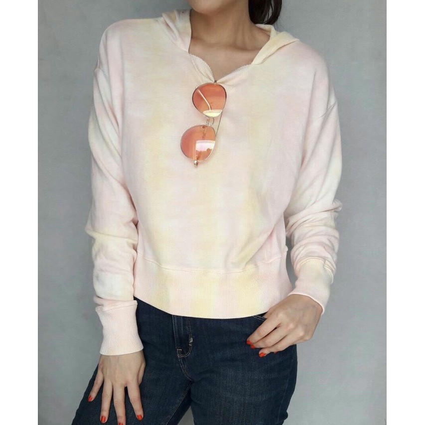 Sale  sweater catton candy croped Hoodie LLD branded murah