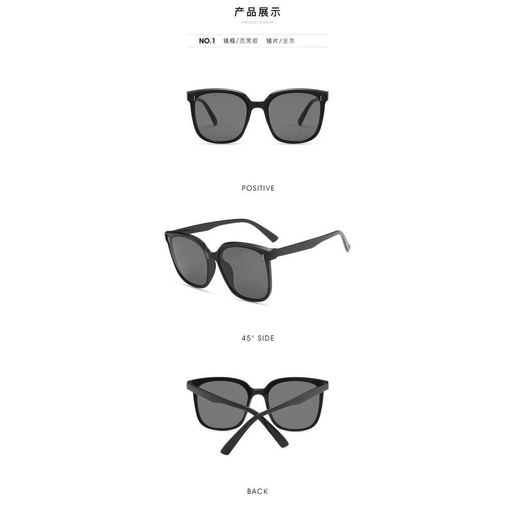 (YUZHU) COD Kacamata Hitam Korea Fashion Style Square untuk Wanita INS Style Oversized Shades untuk Wanita