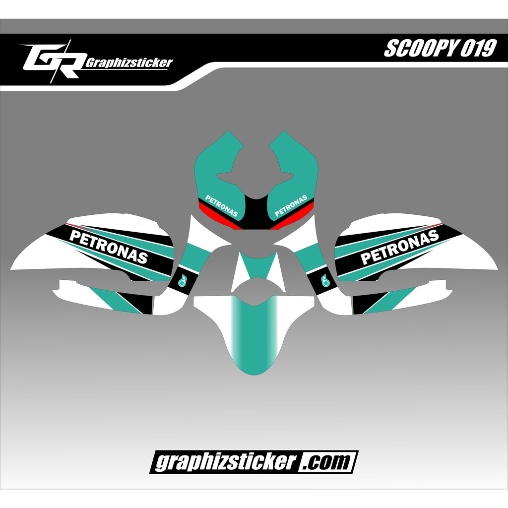 DECAL SCOOPY PETRONAS