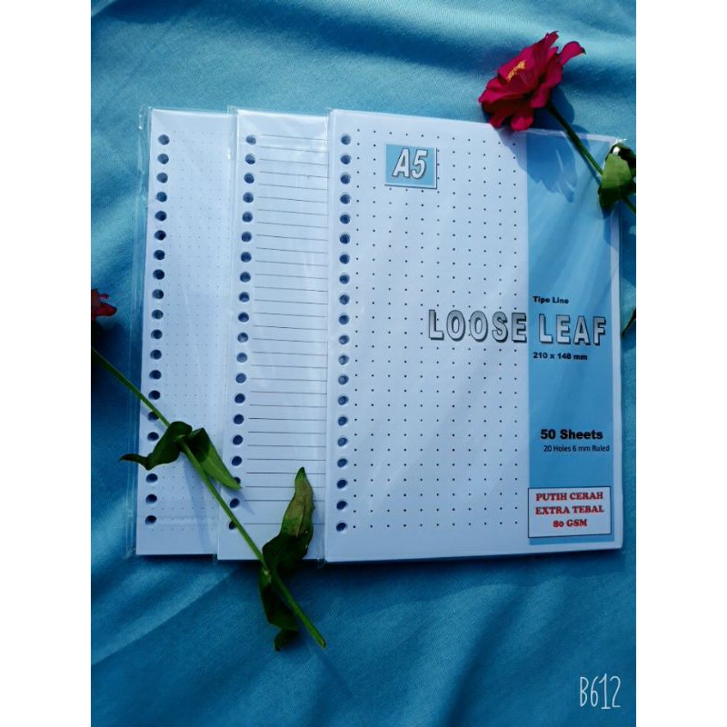 

LOOSE LEAF A5 80 GSM
