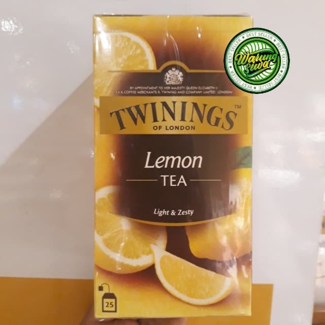 

twinings of london lemon tea -light & zesty 25 bags 50 gram