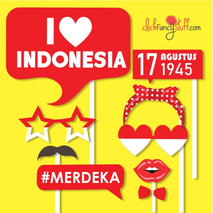 

Photoboothprop hut Republik Indonesia hiasan Kemerdekaan RI 17 Agustus - PROMO - Bisa COD -