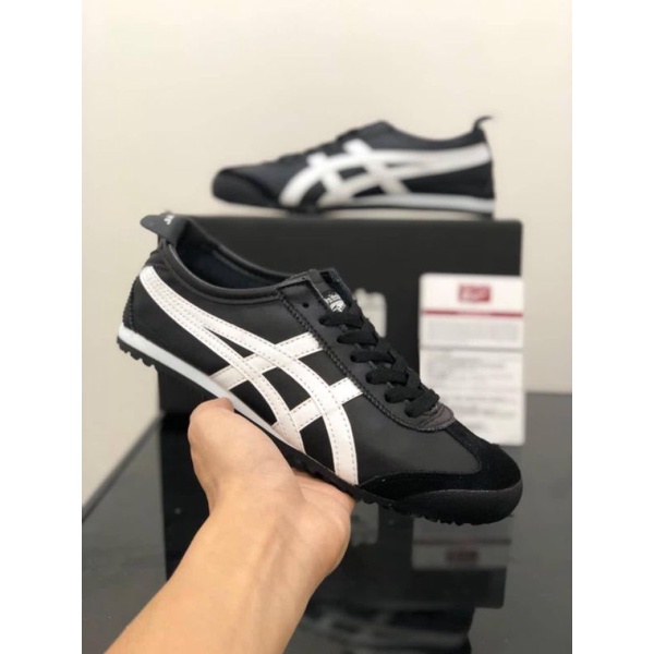 Sepatu Onitsuka Tiger Mexico 66 Black White Made In Indonesia