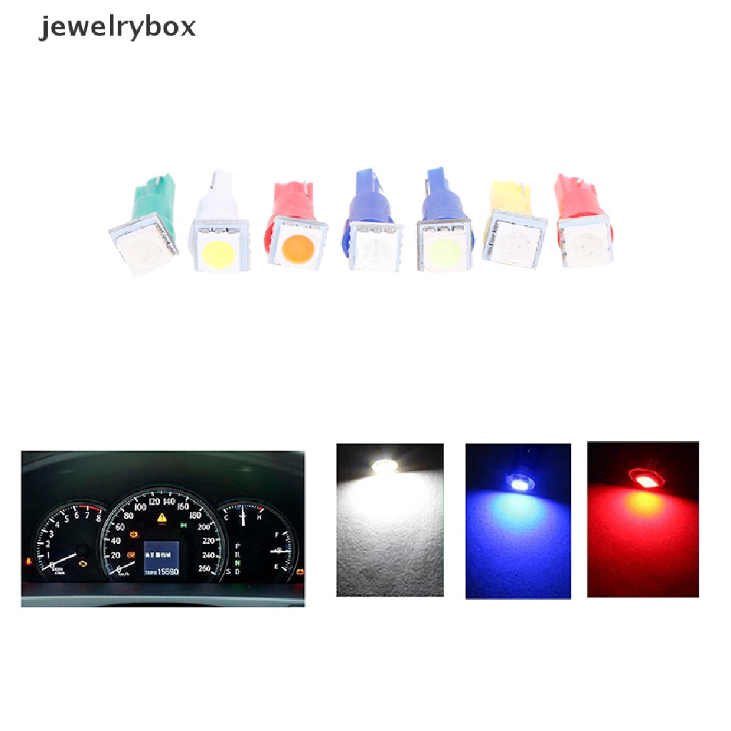 [Box] 50Pcs LED T5 5050 Instrument Light bulbs 24V DC LED Car Auto Gauge Lamp Boutique