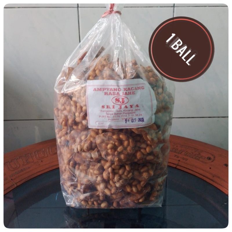 

ampyang kacang spesial gula merah plus jahe 1 ball 2kg