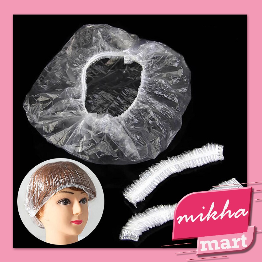 Shower Cap Anti Air Sekali Pakai Disposable Mandi / Hotel / Salon - MKM