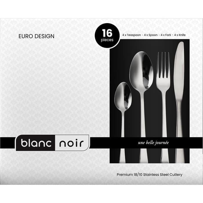 BLANC NOIR CUTLERY PREMIUM SET 16 PCS