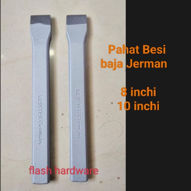 Pahat betel besi baja beton Meister jerman germany 8 inch dan 10 inch