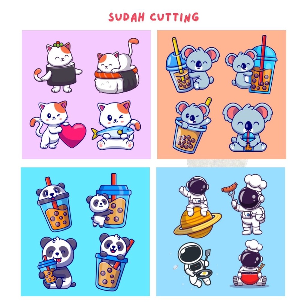

Cutting Sticker Aesthetic untuk Jurnal Scrapbook Case Hp