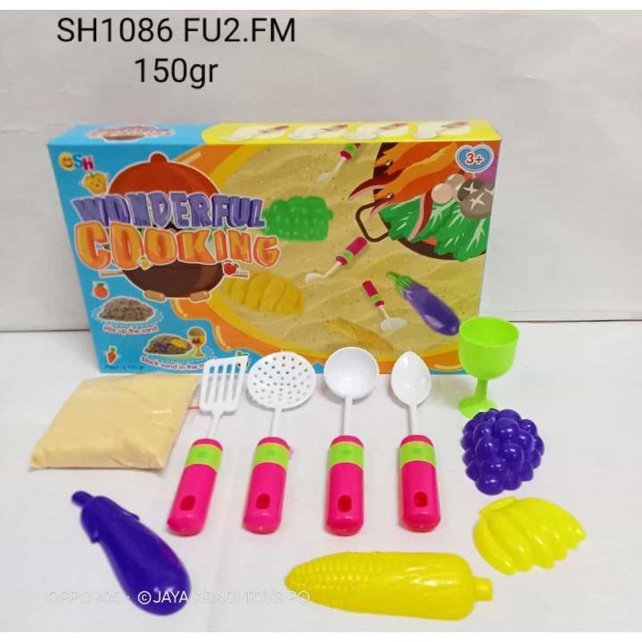 SH1086 - Mainan Pasir Kinetic Sand Cetakan Wonderful Cooking SH 1086