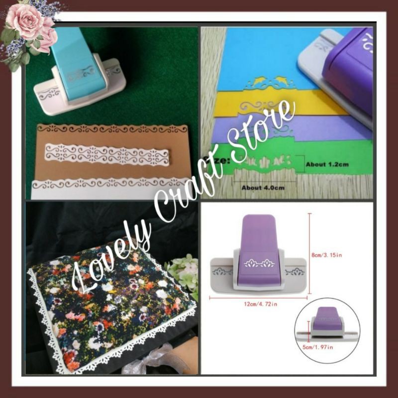Border Punch Edge Punch Fancy Puncher Pembolong kertas Scrapbook DIY