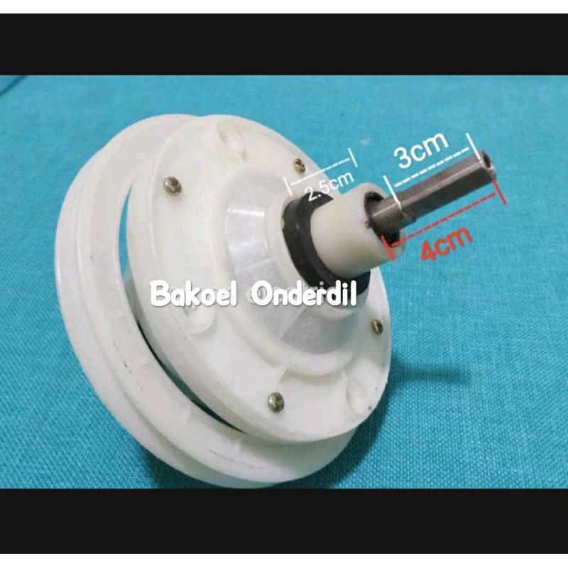 GEAR BOX MESIN CUCI 2 TABUNG 001AX-40 AS KOTAK 4CM