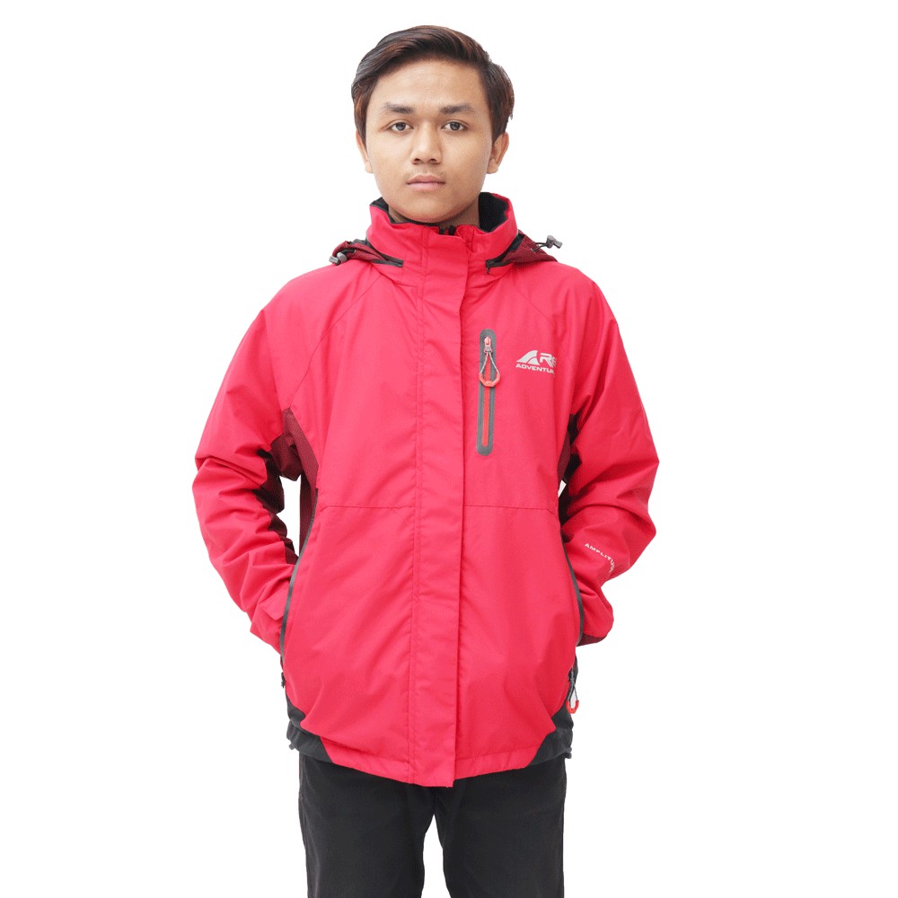 Arei Outdoorgear Mamoth Jaket Gunung Pria Outdoor Hiking Waterproof Taslan Amigo