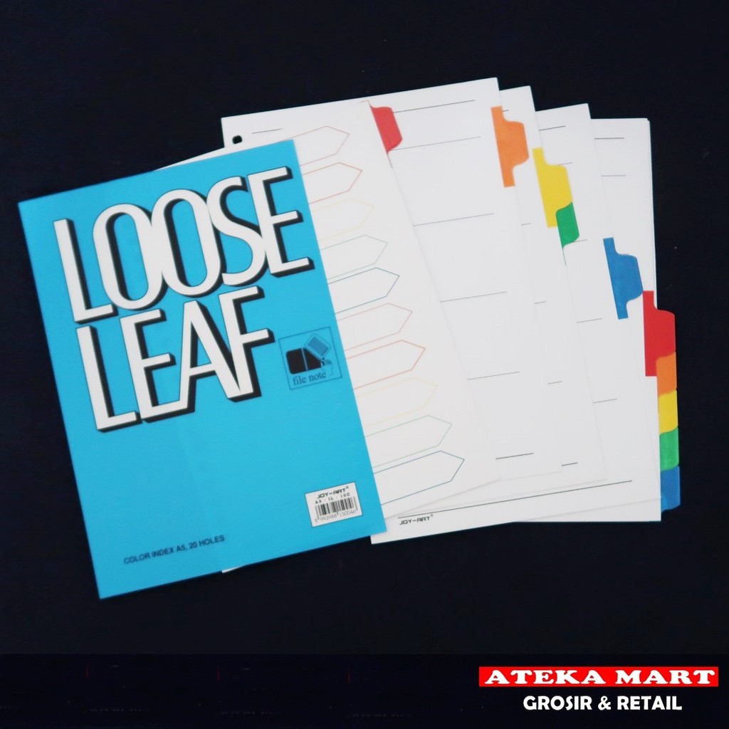 

JOY-ART INDEX A5-IL-10C/PEMBATAS BINDER